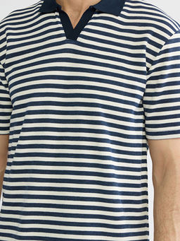 Polo Yaka ?izgili Erkek Ti??rt