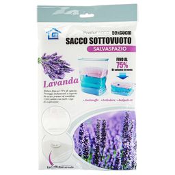 Вакуумный компрессионный пакет для хранения вещей 50х60см "Лаванда" -75% плотный (Китай)