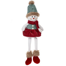 Игрушка набивная "Снеговик", L17 W11 H53/29 см, 2в.
