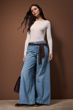 Mavi Normal Bel Ekstra Wide Leg Jeans TWOAW26JE00307