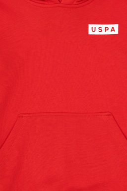 Красная толстовка для мальчика Неожиданная скидка в корзине - U.s. polo assn фото 3