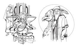 Волшебный мир Гарри Поттера. Раскраска