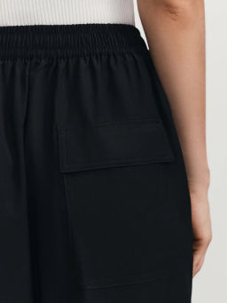 Брюки прямые с резинкой в поясе / Zarina  фото 6