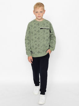 CRB wear/CWJB 63669-35-383 Джемпер для мальчика,хаки/Ex.Cherubino  фото 2