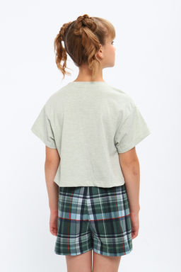 Пижама для девочки ПД-019-073 Кот Новый год