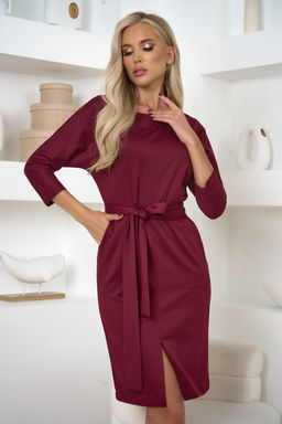 Платье Open Style 7004 бордовый