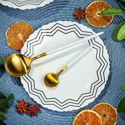 Вэнсдей, Тарелка десертная, стеклокерамика, 19 см, круглая, BY23LHP75 (448706) /DANIKS/