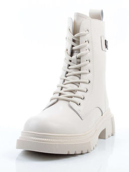 04-PAT159-2Z MILK Ботинки зимние женские (натуральная кожа, 100% шерсть)