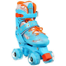 Роликовые кроссовки раздвижные, р. 27-30, колёса световые PU - Simaland фото 5