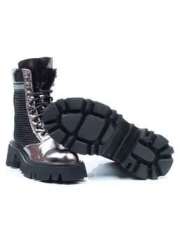 01-C1101-2 GOLD Ботинки женские (натуральная кожа, байка) - Фабричный китай фото 17