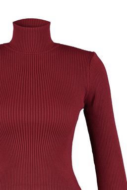 Bordo Basic Bal?kc? Yaka Triko Kazak TWOAW21KZ1279