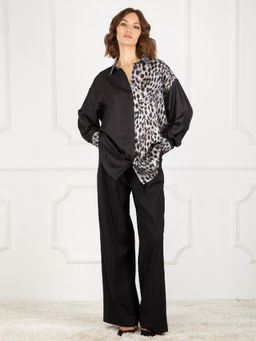 Рубашка женская ZZ-WS030201-99 black - Eleganzza фото 8