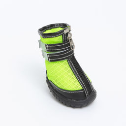 Ботинки высокие для больших собак, набор 4 шт, размер S (подошва 8х 5,7см), чёрно-салатовые 977641 - Simaland фото 10