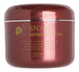 Snail Reparing Cream - Интенсивно восстанавливающий крем для лица с муцином улитки, 100 ml