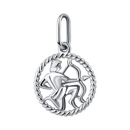 Подвеска из серебра без вставки, Л-13088