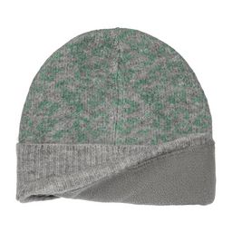 Шапка SEEBERGER арт. 18326-0 TURN-UP BEANIE (серый / мятный)
