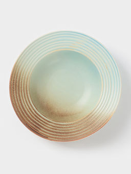 Тарелка для пасты Magistro Sand Ripples, d=22.5 см, 450 мл, фарфор, голубая фото 3