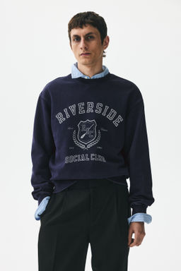 Sudadera estampada Loose Fit - H&m фото 3