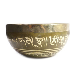 Чаша поющая СТОПЫ ручная ковка 9 металлов вес от 551 до 750г d-15-16см h-8см ХРУПКОЕ - Сандаловый дом фото 3