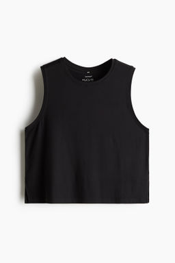 Camiseta de deporte boxy sin mangas con DryMove - H&m фото 12