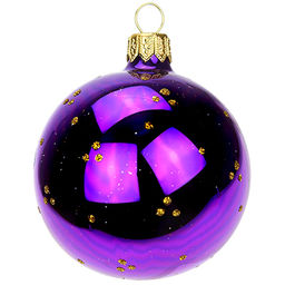 Елочная игрушка шар стеклянная Полюшко д6см, ручная художественная роспись, подарочная упаковка, набор 5шт (Россия) - Домашняя мода фото 3