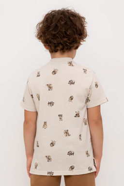 КР 302706-1/бежевый,сафари к544 фуфайка (футболка) для мал - Crockid фото 3