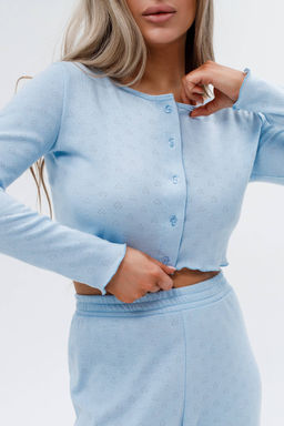 -1505 ГОЛУБАЯ ПИЖАМА - Karolina фото 4