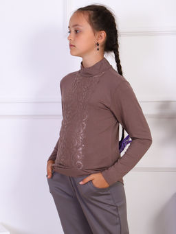 Водолазка Доминика кофе - Ладошки фото 6