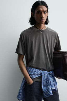 CAMISETA RANGL?N LIGHTWEIGHT / Gris topo - Zara фото 5