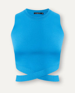 Укороченный топ без рукавов - Incity фото 7