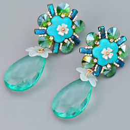 Серьги длинные на гвоздиках арт. 13 1008 (id 265532)