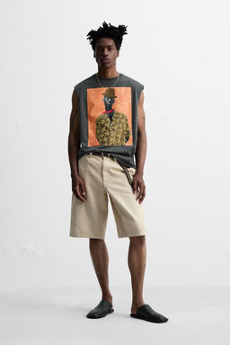 BAGGY FIT BERMUDA SHORTS  OTIS KWAME KYE QUAICOE
