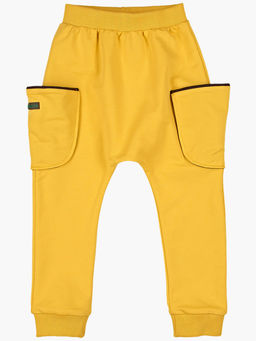 Брюки для девочки с карманами UD 7006 горчичный