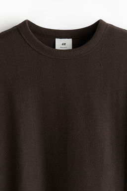 Sudadera con diseno de espiguilla Regular Fit - H&m фото 6