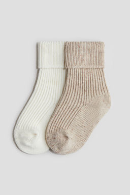 Pack de 2 calcetines en punto de canal?