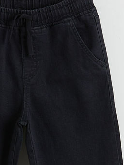 Beli Lastikli Erkek ?ocuk Jean Pantolon