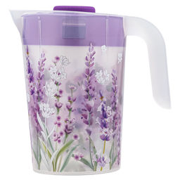 Кувшин пластмассовый Lavender 2л, д21см, h14,5см, с крышкой (Россия) - Домашняя Мода фото 2