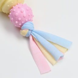 Игрушка жевательная Пижон Premium на верёвке, 3 элемента, термопластичная резина, микс  фото 3