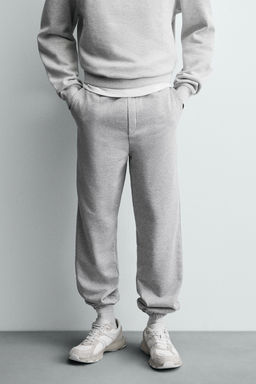 PANTAL?N JOGGER REGULAR FIT B?SICO / Gris vigor? - Zara фото 10