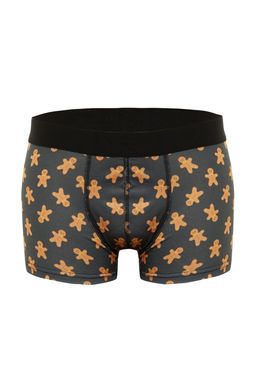 3lu Cok Renkli Desenli-Duz Mix Boxer TMNAW22BX0040 - Trendyolmilla фото 7