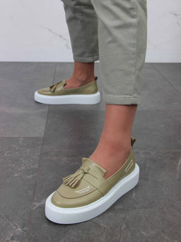 Лоферы EDART 167.Lusi23 w. Авокадо-виктория фото 2