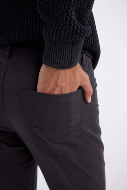 Брюки-чиносы скинни из парусины - Defacto фото 7