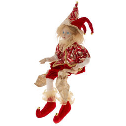 Игрушка набивная "Клоун" (муз, движ), L16 W14 H50/23 см