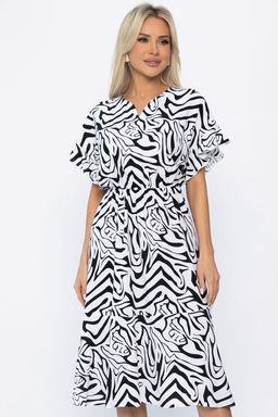 Платье Кристи (черно-белое) П13871-35М - Lt collection фото 7