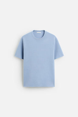 RELAXED FIT KNIT T-SHIRT - Zara фото 23