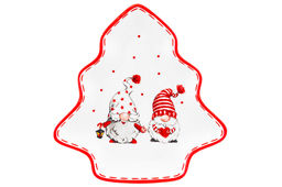 Блюдо - елочка 21,4*20,8*2,5 см Весёлые гномики. - Elan gallery фото 12