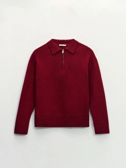 Джемпер поло с молнией / Zarina