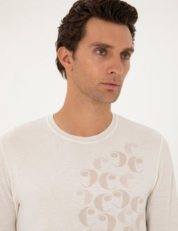 Белый зауженный свитер - Cacharel фото 2