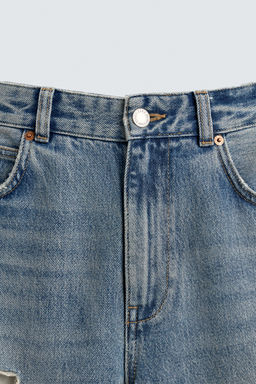 RIPPED FLARE FIT JEANS HARRY LAMBERT FOR ZARA X DISNEY  фото 10