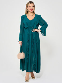 Платье 0372-1 бирюзовый - Dora фото 5